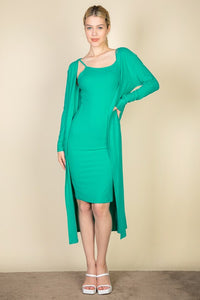 Dakota Cardigan  Dress Set
