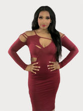Heaven Dress( Burgundy)