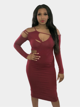 Heaven Dress( Burgundy)